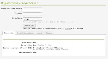 Enter the credentials for the existing account