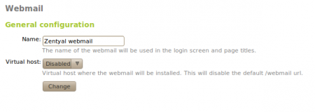 General Webmail settings